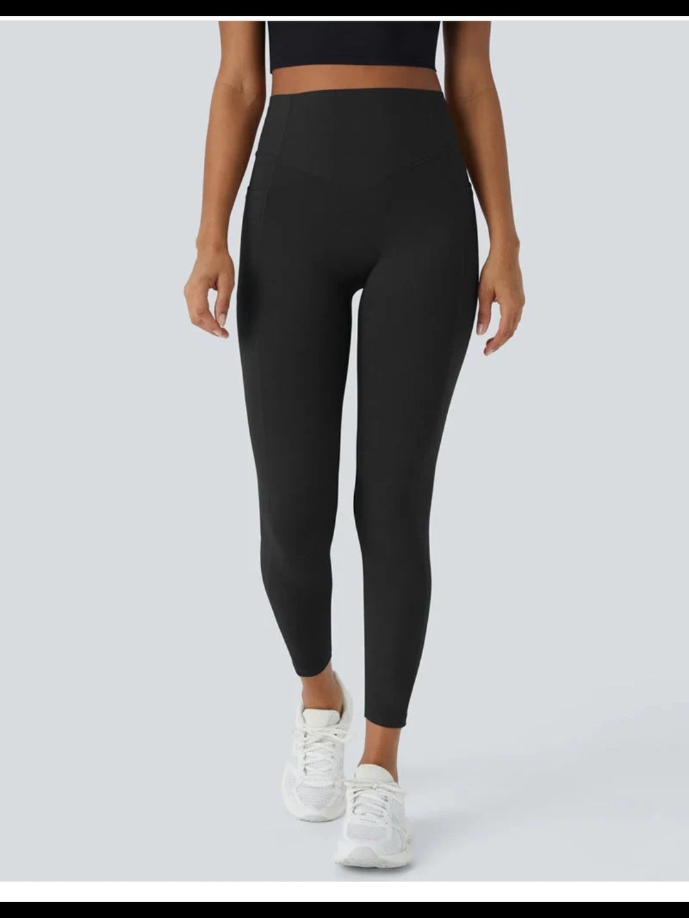 Blissshe High Waisted Tummy Control Shaping Training Leggings Plus Size 2XL